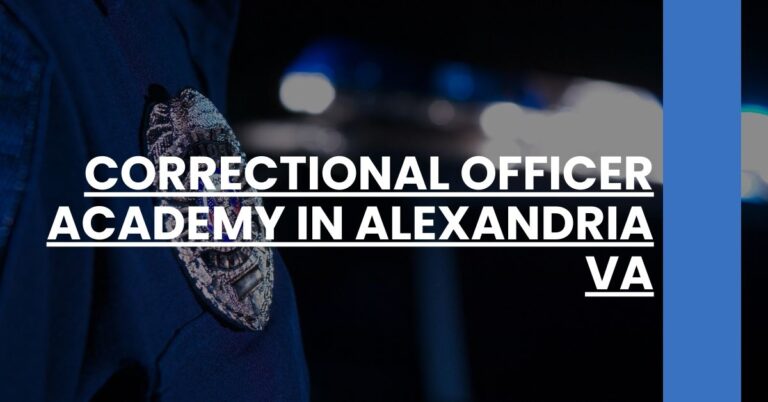 Correctional Officer Academy in Alexandria VA Feature Image