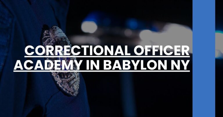 Correctional Officer Academy in Babylon NY Feature Image