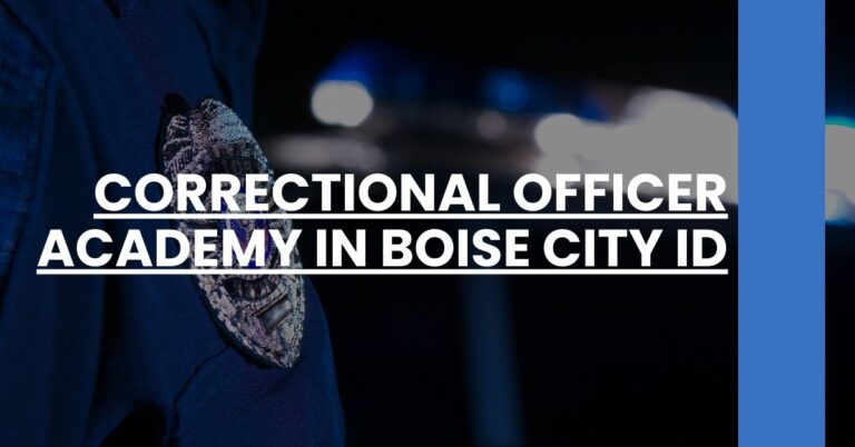 Correctional Officer Academy in Boise City ID Feature Image