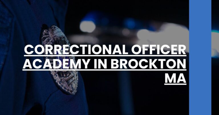 Correctional Officer Academy in Brockton MA Feature Image