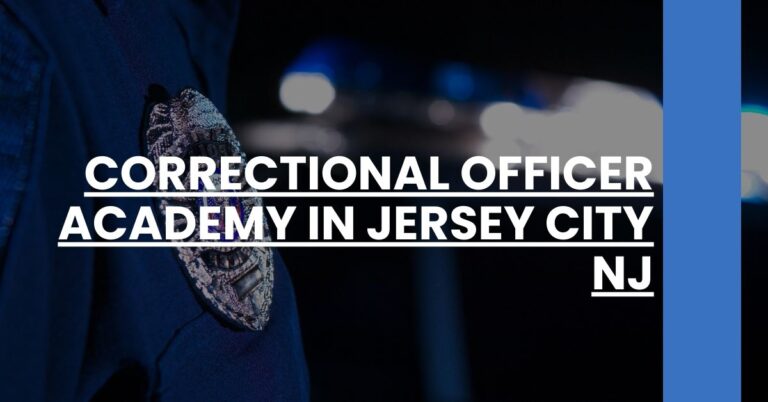 Correctional Officer Academy in Jersey City NJ Feature Image