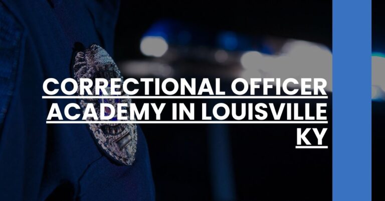 Correctional Officer Academy in Louisville KY Feature Image