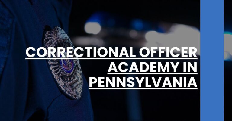 Correctional Officer Academy in Pennsylvania Feature Image