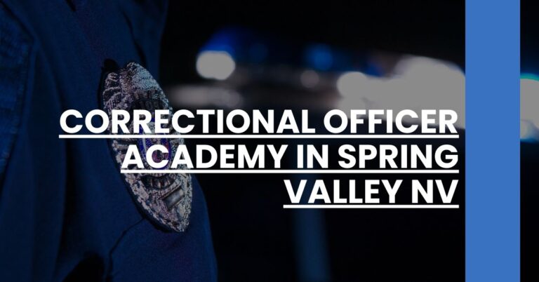 Correctional Officer Academy in Spring Valley NV Feature Image