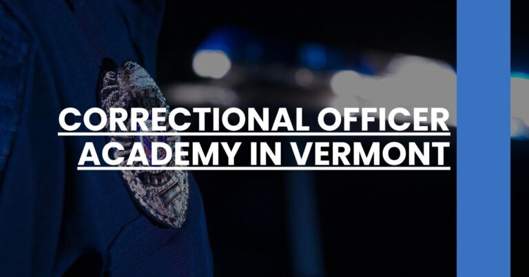 Correctional Officer Academy in Vermont Feature Image