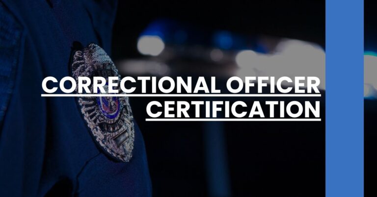 Correctional Officer Certification Feature Image