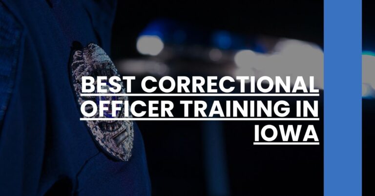 Best Correctional Officer Training In Iowa Feature Image