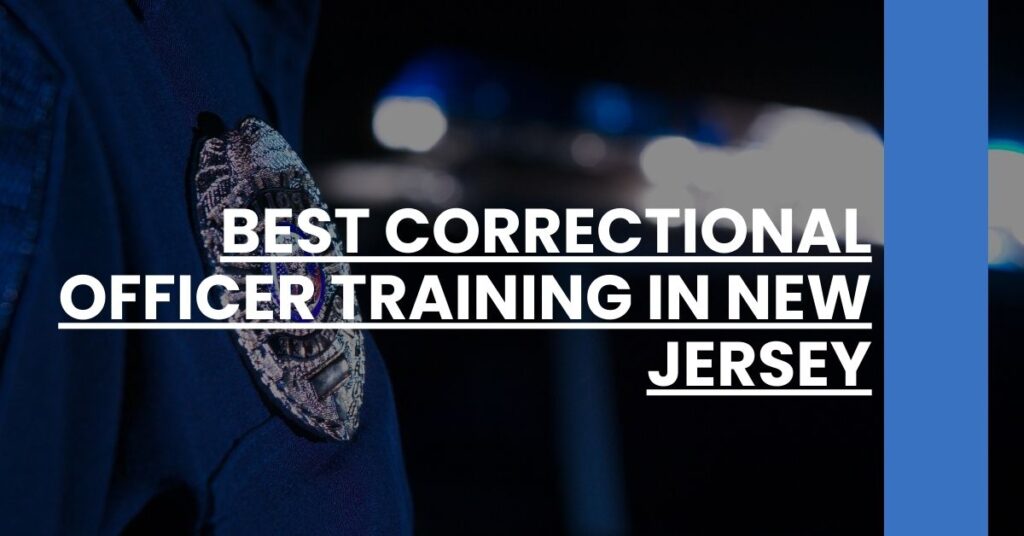 Best Correctional Officer Training In New Jersey Feature Image