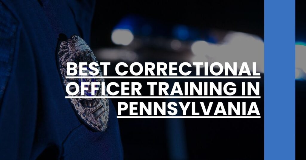 Best Correctional Officer Training In Pennsylvania Feature Image