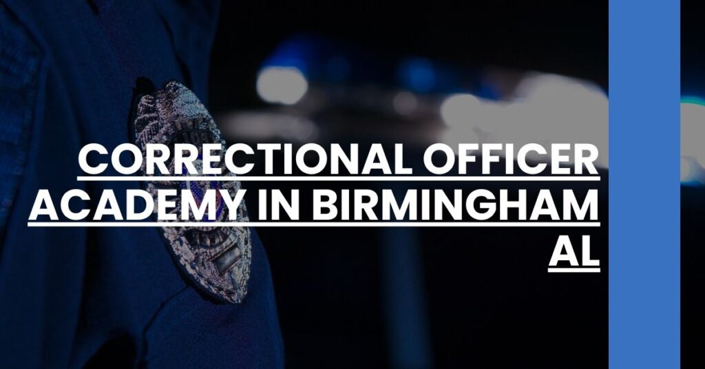 Correctional Officer Academy in Birmingham AL Feature Image