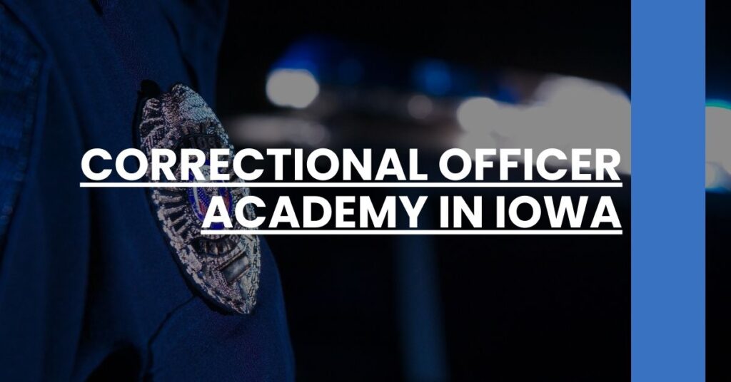 Correctional Officer Academy in Iowa Feature Image