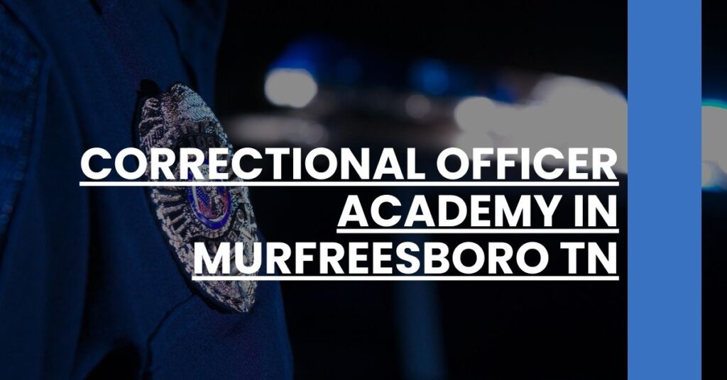 Correctional Officer Academy in Murfreesboro TN Feature Image