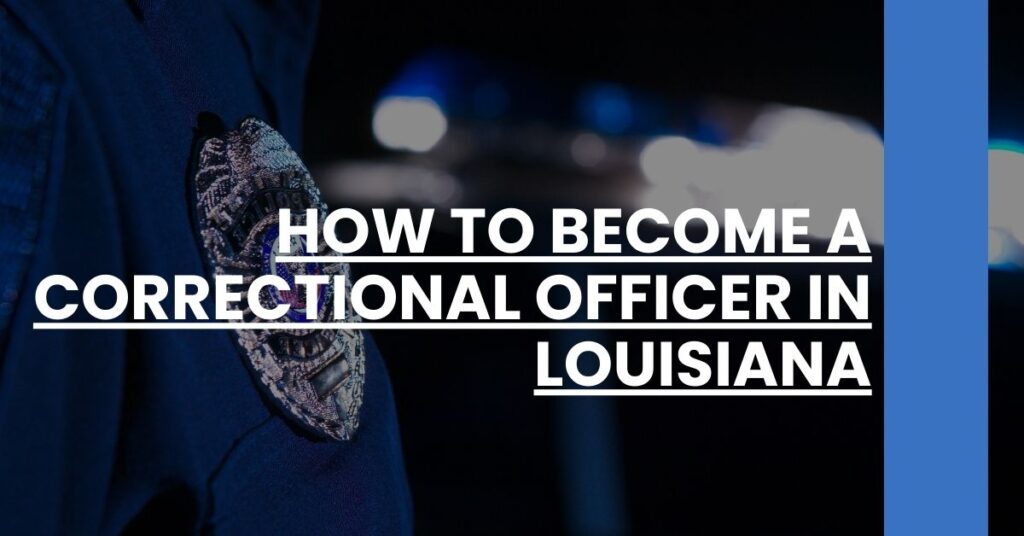 How to Become a Correctional Officer in Louisiana Feature Image